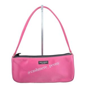 Kate Spade Y2K "Pia" Nylon Shoulder Pink Barbie Purse